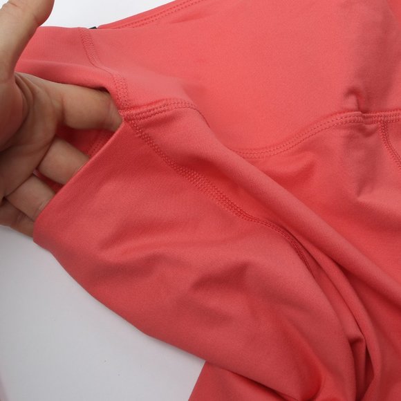 Under Armour Fitted Meridian Leggings Pockets Coral Pink Stretch  Athletic - Picture 8 of 8